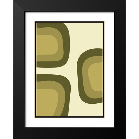 Boo Black Modern Wood Framed Art Print with Double Matting by Grace Agustin, Wendy