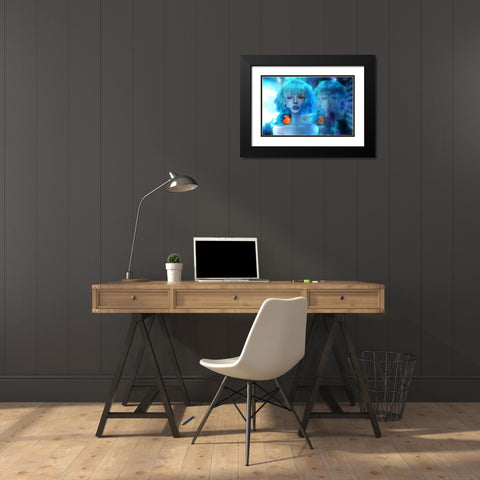 Love for Dragon Ball Z Black Modern Wood Framed Art Print with Double Matting by Griesel, Jolene