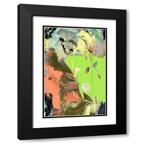 Nature Comes Black Modern Wood Framed Art Print with Double Matting by Silva, Dpaulinos