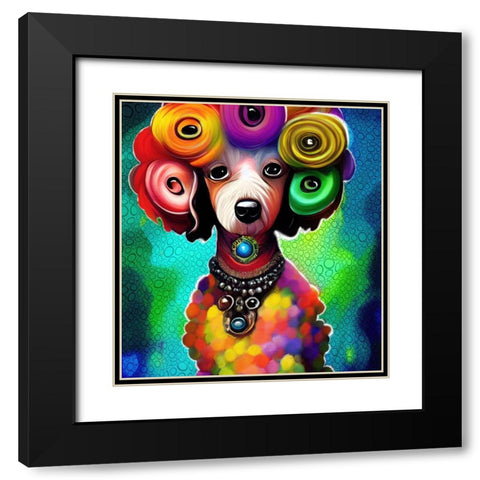 Spa Day Black Modern Wood Framed Art Print with Double Matting by Day, Ruth