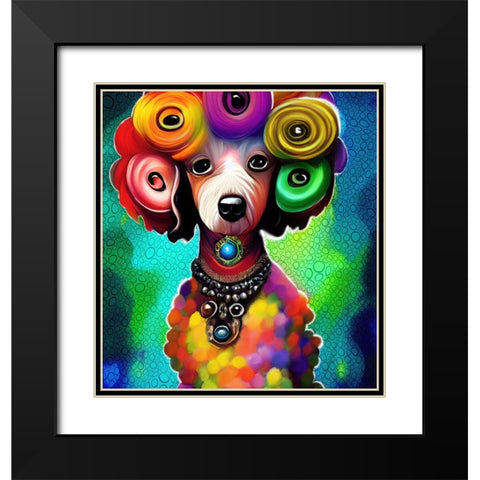 Spa Day Black Modern Wood Framed Art Print with Double Matting by Day, Ruth