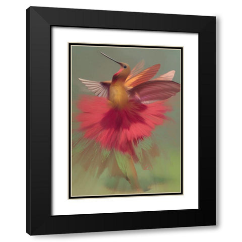 Ecstasy of Flight Black Modern Wood Framed Art Print with Double Matting by Day, Ruth