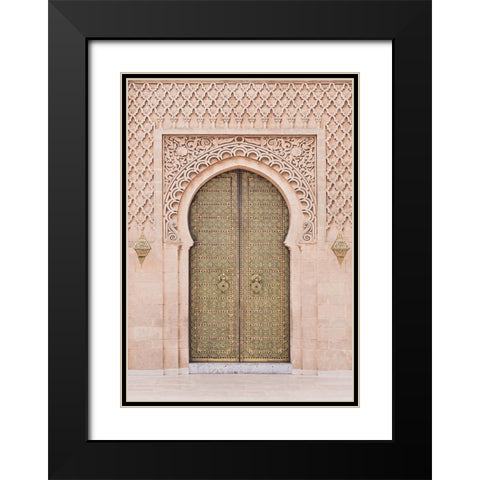 Boho Door Black Modern Wood Framed Art Print with Double Matting by Pienaar, Kathrin