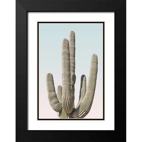 Saguaro Black Modern Wood Framed Art Print with Double Matting by Pienaar, Kathrin