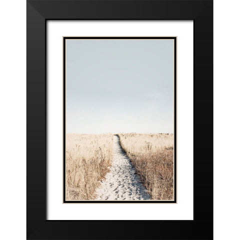 To The Beach Black Modern Wood Framed Art Print with Double Matting by Pienaar, Kathrin