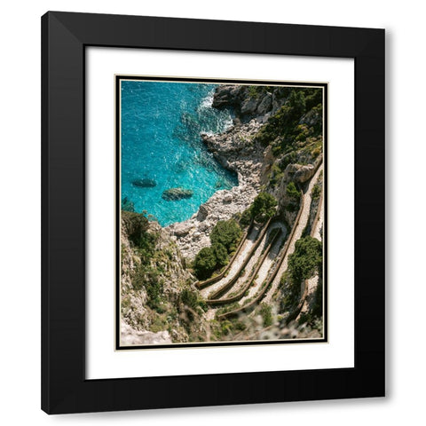 Gardens of Augustus Black Modern Wood Framed Art Print with Double Matting by Zwart, Raisa