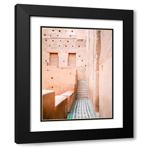 Magical Marrakech Black Modern Wood Framed Art Print with Double Matting by Zwart, Raisa