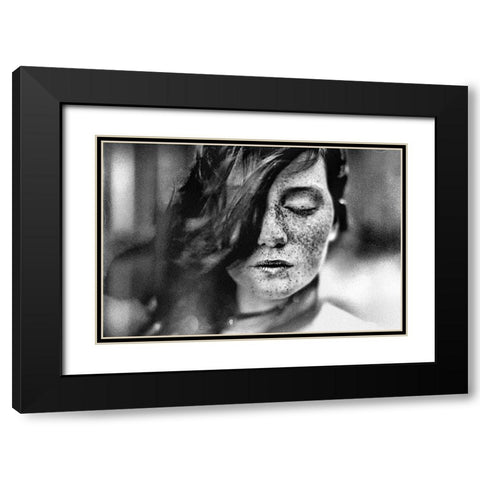 Hopes Unseen Black Modern Wood Framed Art Print with Double Matting by Hur, Lars