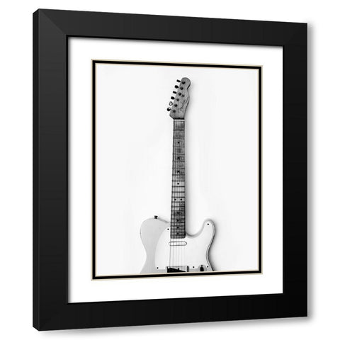 Twang Thang Black Modern Wood Framed Art Print with Double Matting by Drake, David