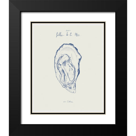 Filles de la mer n.1 - LaÂ€Â™ostrica Black Modern Wood Framed Art Print with Double Matting by Mora, Giulia