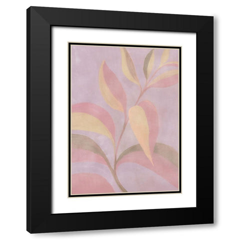 Haneul leaves Black Modern Wood Framed Art Print with Double Matting by Laiz Blursbyai, Rosana