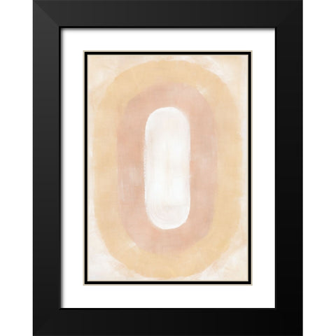 Myung ovals Black Modern Wood Framed Art Print with Double Matting by Laiz Blursbyai, Rosana