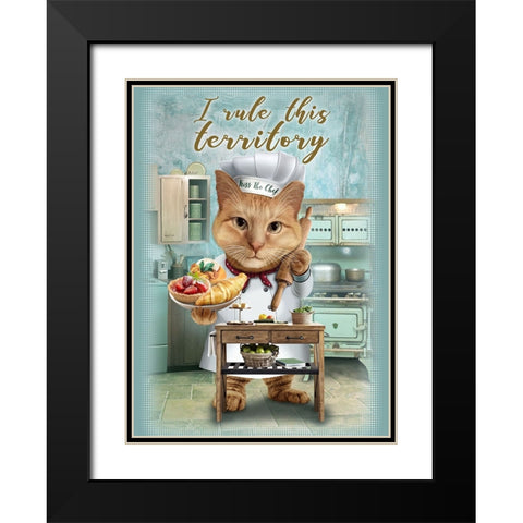 My Territory Black Modern Wood Framed Art Print with Double Matting by Lawless, Adam