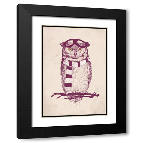 The aviator Black Modern Wood Framed Art Print with Double Matting by Solti, Balazs