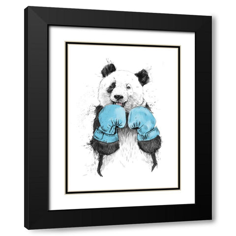 The winner Black Modern Wood Framed Art Print with Double Matting by Solti, Balazs