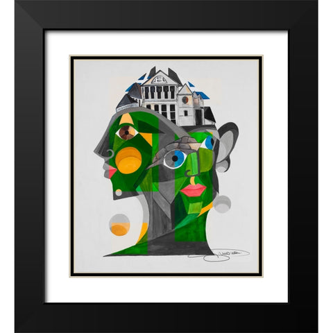 St. Andrews- Home of Golf Black Modern Wood Framed Art Print with Double Matting by Florea, Simona