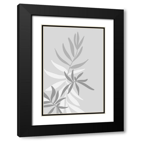 Baahir greenery Black Modern Wood Framed Art Print with Double Matting by Laiz Blursbyai, Rosana