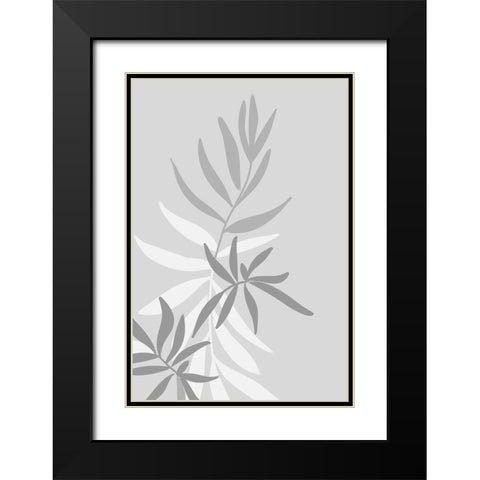 Baahir greenery Black Modern Wood Framed Art Print with Double Matting by Laiz Blursbyai, Rosana