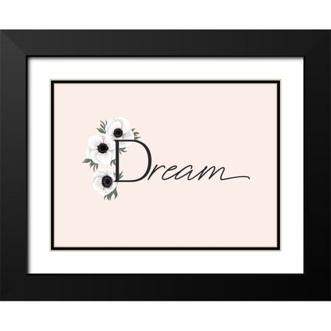 Anemone dream Black Modern Wood Framed Art Print with Double Matting by Laiz Blursbyai, Rosana