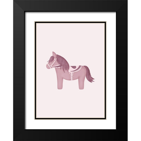 Dalaponny Black Modern Wood Framed Art Print with Double Matting by Eleonora, Aminah
