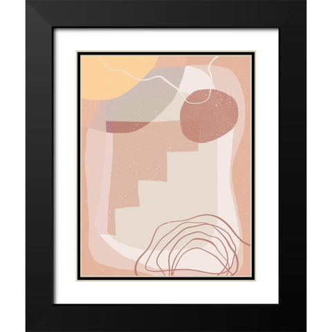 Stairway to Heaven Black Modern Wood Framed Art Print with Double Matting by Demir, Aylin