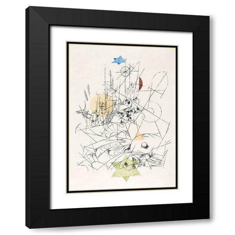 Hope and Destruction 1916 Black Modern Wood Framed Art Print with Double Matting by Pictufy