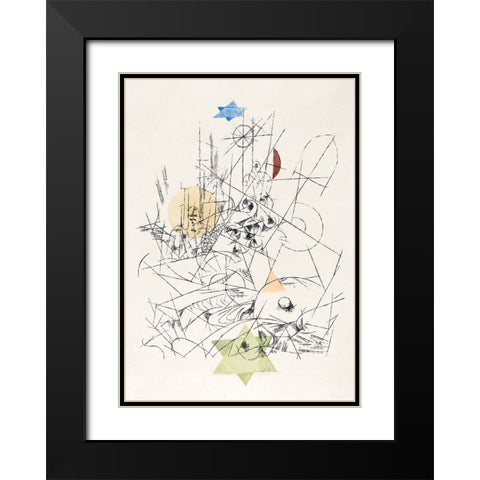 Hope and Destruction 1916 Black Modern Wood Framed Art Print with Double Matting by Pictufy