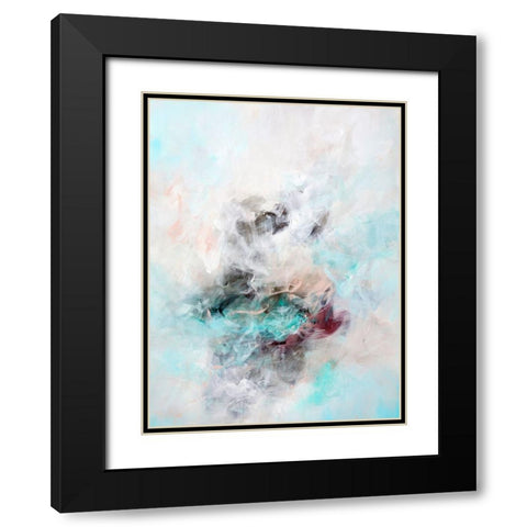 Chilled by the Ocean wind Black Modern Wood Framed Art Print with Double Matting by Wattre, Francoise