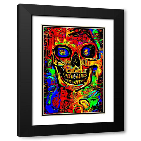 End Black Modern Wood Framed Art Print with Double Matting by Baco, Velibor