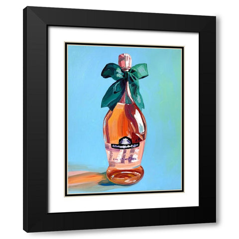 RosAc Black Modern Wood Framed Art Print with Double Matting by Key and Sea