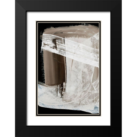 Mind Black Modern Wood Framed Art Print with Double Matting by Hobday, Dan