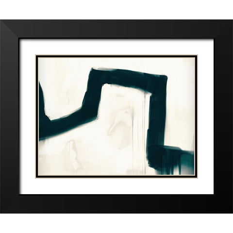 Bridge Black Modern Wood Framed Art Print with Double Matting by Hobday, Dan