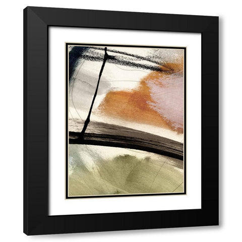 Light No2 Black Modern Wood Framed Art Print with Double Matting by Hobday, Dan