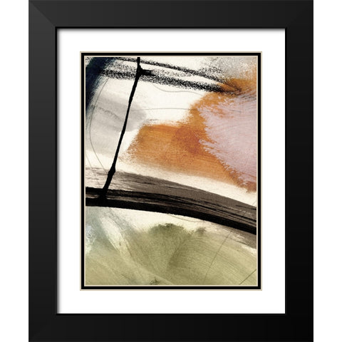 Light No2 Black Modern Wood Framed Art Print with Double Matting by Hobday, Dan