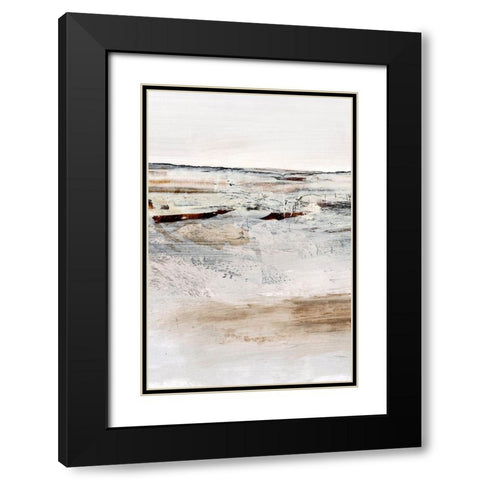 August Black Modern Wood Framed Art Print with Double Matting by Hobday, Dan
