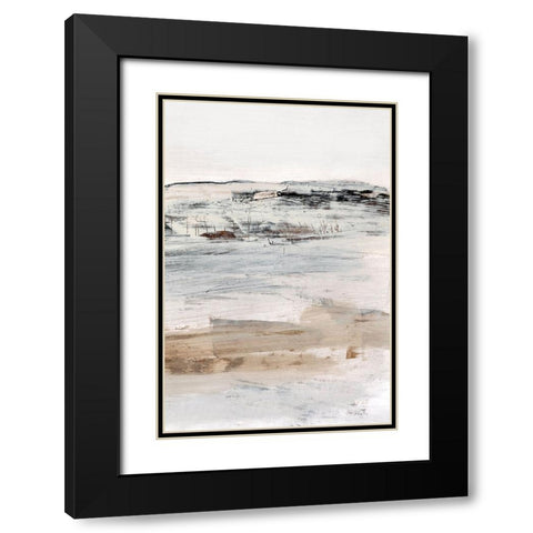 August No2 Black Modern Wood Framed Art Print with Double Matting by Hobday, Dan