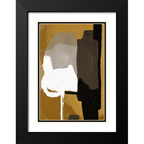 Resting Black Modern Wood Framed Art Print with Double Matting by Hobday, Dan
