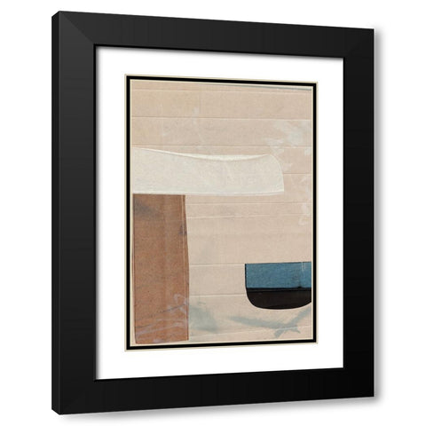 Sauna Black Modern Wood Framed Art Print with Double Matting by Hobday, Dan