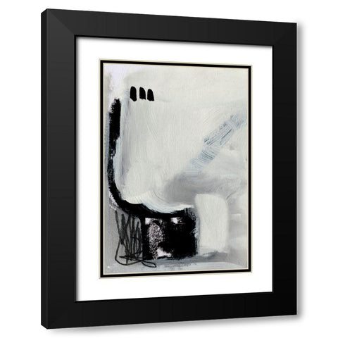 Beyond No2 Black Modern Wood Framed Art Print with Double Matting by Hobday, Dan