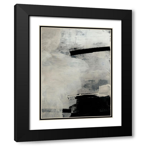 Forever Black Modern Wood Framed Art Print with Double Matting by Hobday, Dan