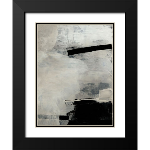 Forever Black Modern Wood Framed Art Print with Double Matting by Hobday, Dan