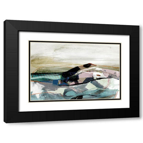 Elevation Black Modern Wood Framed Art Print with Double Matting by Hobday, Dan