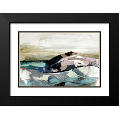 Elevation Black Modern Wood Framed Art Print with Double Matting by Hobday, Dan