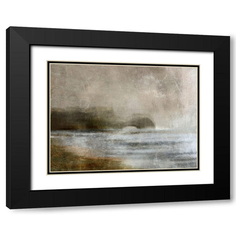 Dusk Black Modern Wood Framed Art Print with Double Matting by Hobday, Dan