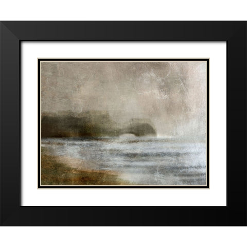 Dusk Black Modern Wood Framed Art Print with Double Matting by Hobday, Dan