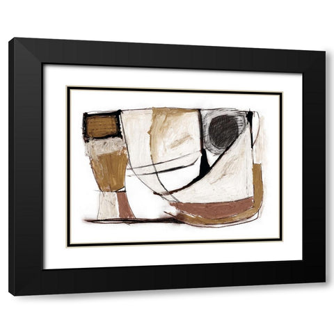 Sailing Black Modern Wood Framed Art Print with Double Matting by Hobday, Dan
