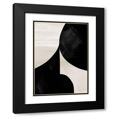 Night Black Modern Wood Framed Art Print with Double Matting by Hobday, Dan
