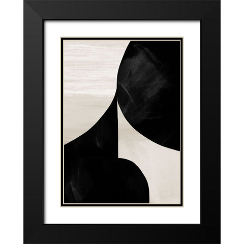 Night Black Modern Wood Framed Art Print with Double Matting by Hobday, Dan