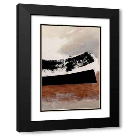 On Deck Black Modern Wood Framed Art Print with Double Matting by Hobday, Dan
