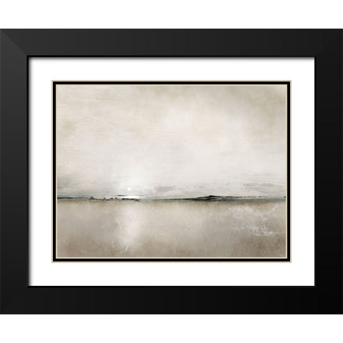 Sunlight Bay Black Modern Wood Framed Art Print with Double Matting by Hobday, Dan